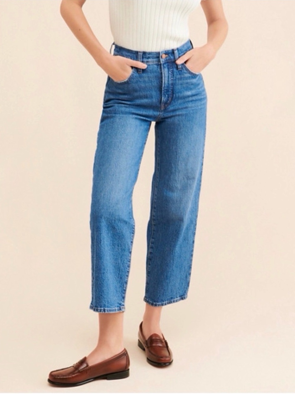 Madewell Perfect Vintage Wide-Leg Crop